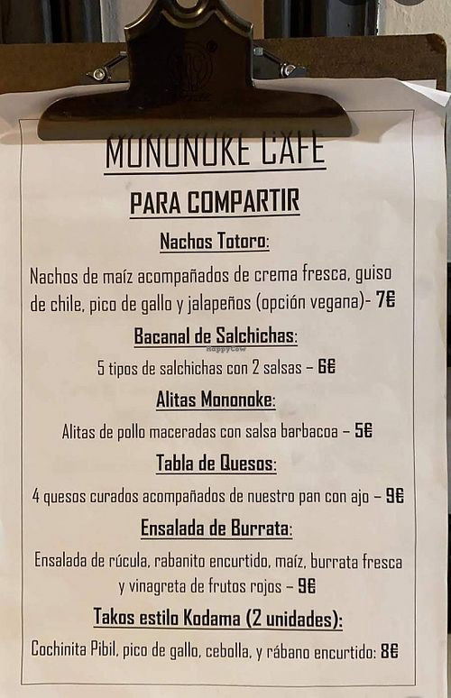  at Mononoke Café in Zaragoza