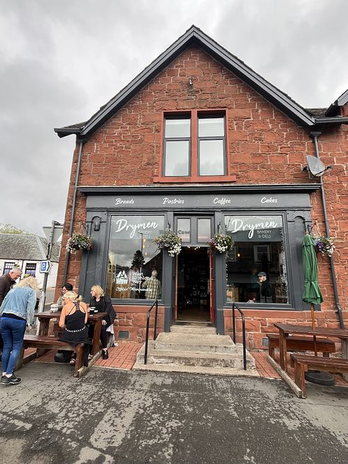 Several benches available outside  at Drymen Bakery & Deli  in Drymen