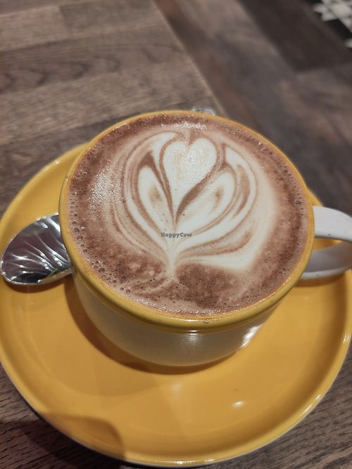 Oat hot chocolate at Dispatch in Nottingham