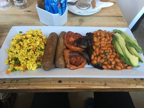 English breakfast at Conscious 108 in Johannesburg