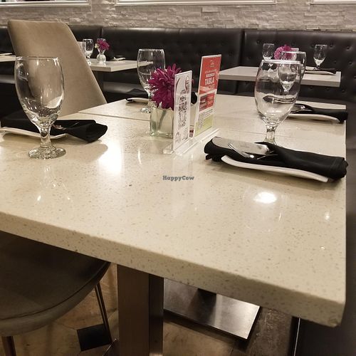 Table setting at Tabla Indian - Winter Park in Winter Park