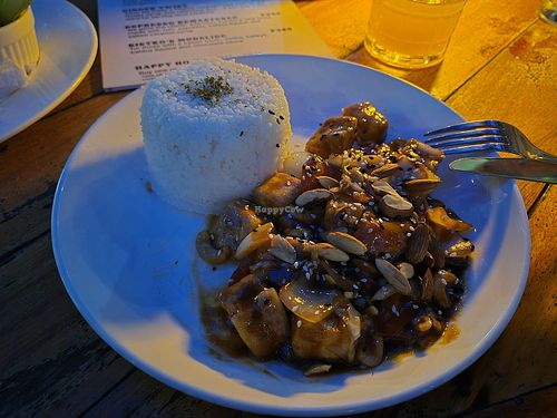 Kung Pao tofu at Barton Bistro in San Vicente Palawan