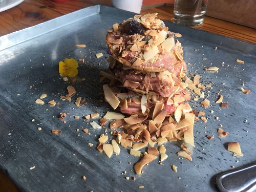 What they called 'pancakes' at Free Food in Johannesburg