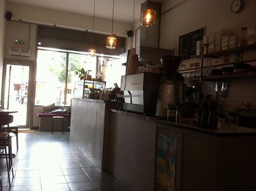 The cafe at EZ and Moss in North London