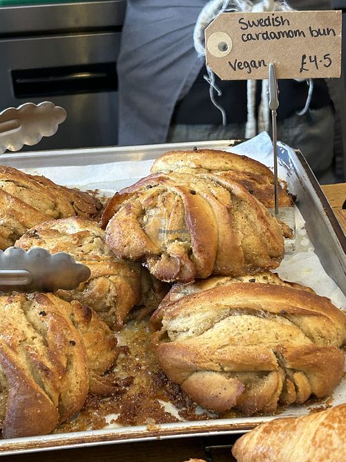 Swedish cardamom buns  at EZ and Moss in North London