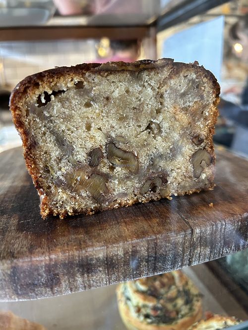 Banana cake  at EZ and Moss in North London