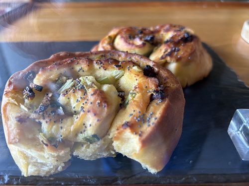 Miso shallots & pecan swirl  at EZ and Moss in North London