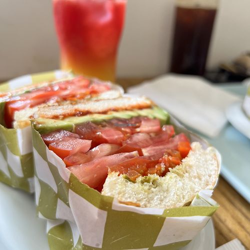 The one vegan sandwich (soooo good, though!)  at Butty Sandwich House - 버티샌드위치하우스 in Seoul