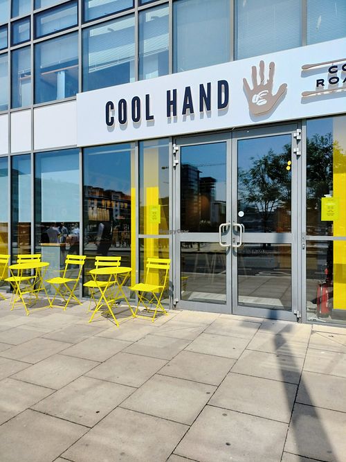 Exterior to Grand Canal Dock location at Cool Hand Coffee Roasters Grand Canal in County Dublin