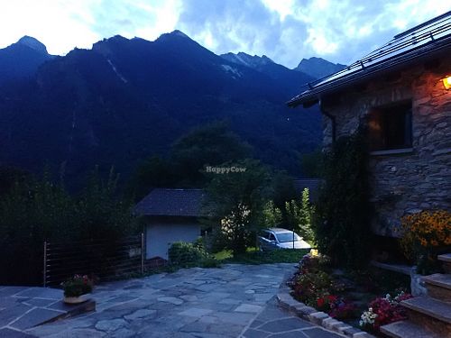 view from the veranda at Boutique B&B La Quiete del Bosco  in Mesocco