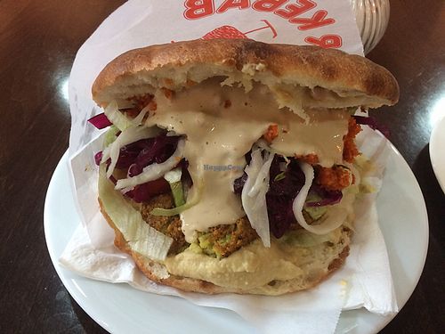 vegan falafel at Falafel Sultan in Hannover