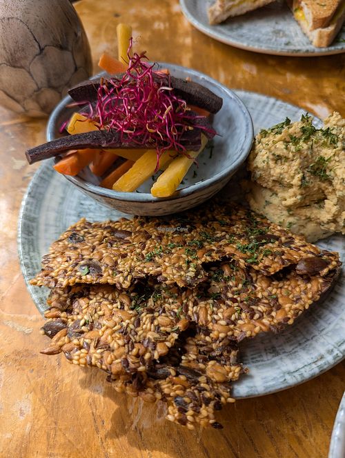hummus plate at Hamngatan 12 Interiör & design | Café & Bistro in Jämtlands Län