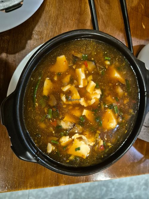 Szechuan tofu at New Day Restaurant in Hanoi