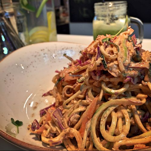 delicious sweet and sour noodles  at Super Natural Kitchen in Dubai