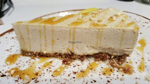 cheesecake (vegan) at Super Natural Kitchen in Dubai