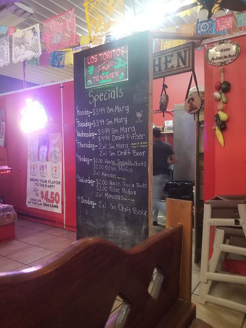 Lots of daily specials at Los Toritos Of Crossville in Crossville