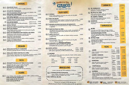  at Gallos Restaurante y Cafetería in San Jose