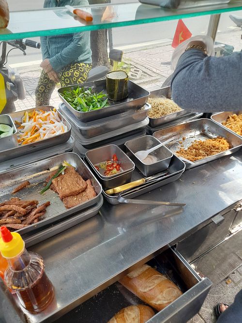 Vegan ingredients at Bánh Mì Chay Tịnh Nhẫn in Ho Chi Minh City