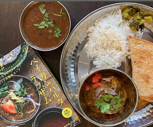 vegan curry at curry negombo33 Koenji in Tokyo