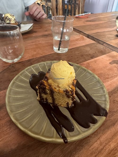 Peanut sponge at The Lion Hotel  in Pontypool