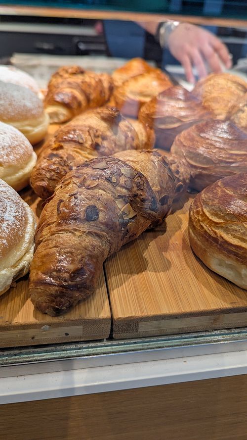 Almond croissant at Open Fun Caffè in Venice