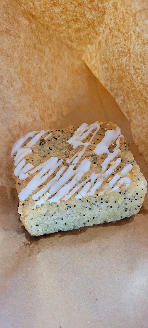 Lemon and Poppyseed Cake - Vegan at Izzy's Bakes & Brews in Knebworth