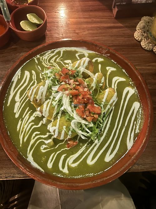 Enchiladas verdes  at Origen in Kabupaten Badung
