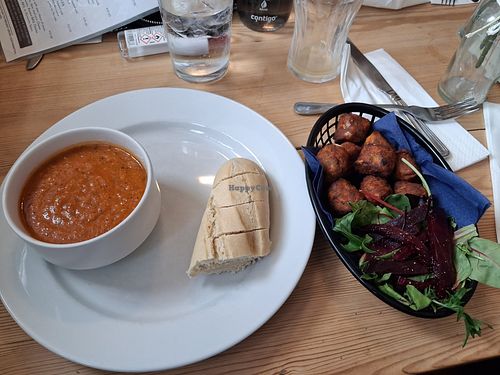 Meal at The Half Moon in Shaftesbury