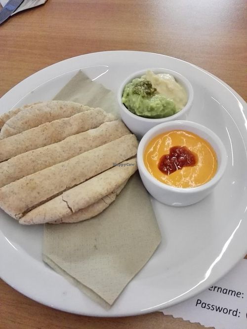 Vegan dip at 222 Vegan Cuisine in West London