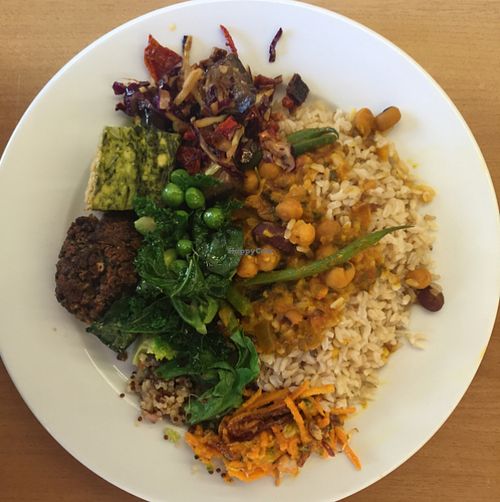 Lunch buffet at 222 Vegan Cuisine in West London