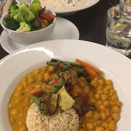 mains at 222 Vegan Cuisine in West London