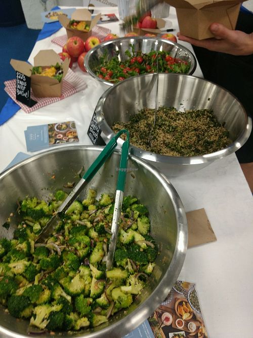 salad at 222 Vegan Cuisine in West London