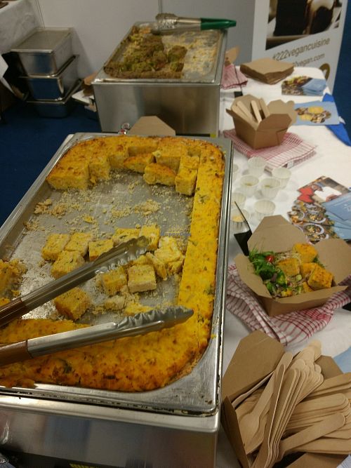 quiche at 222 Vegan Cuisine in West London