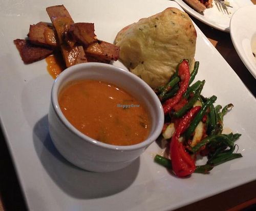 vegan roast at 222 Vegan Cuisine in West London