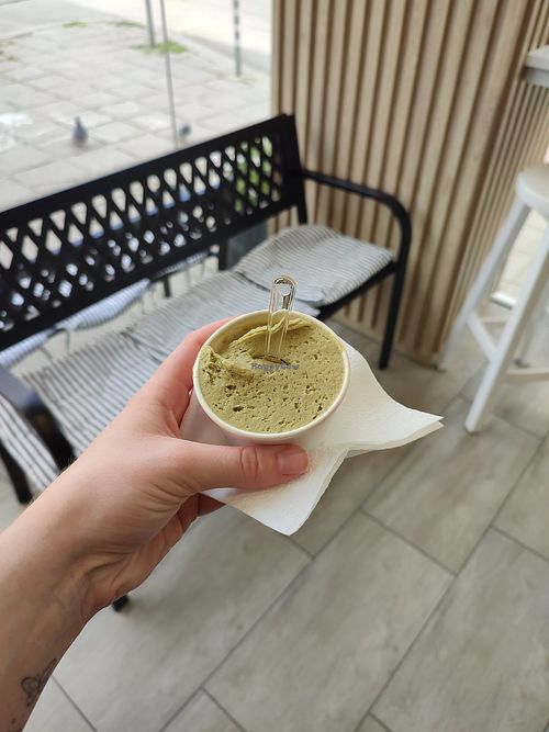 Pistachio at Gaya gelato Bulgaria in Sofia City Province