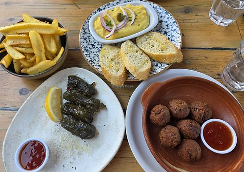 Some small plates at Skala Cafe & Cocktails in Kos