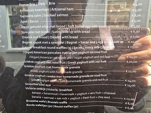 Vegan pancakes on menu at Juliette in Vlaanderen