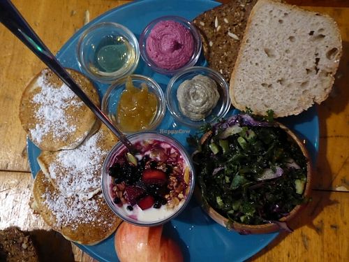 vegan breakfast at Harbo Bar in Copenhagen