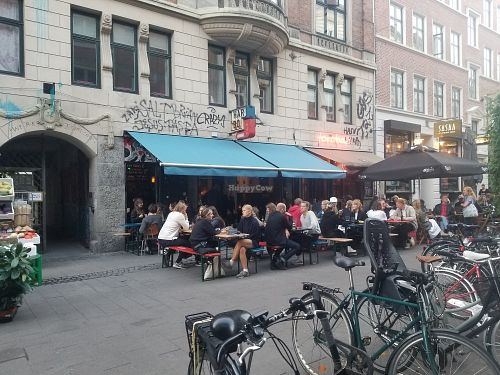 Outside at Harbo Bar in Copenhagen