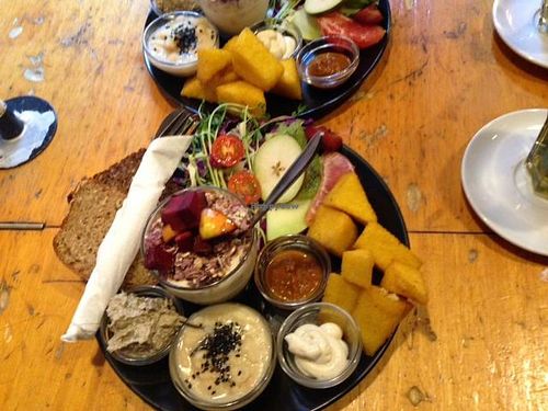 Vegan bruch dish at Harbo Bar in Copenhagen