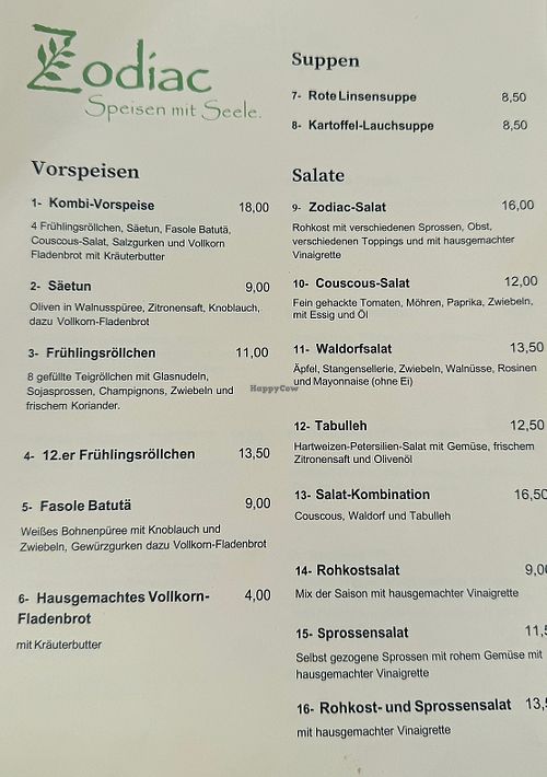   at Zodiac - Die Andere Kuche in Essen