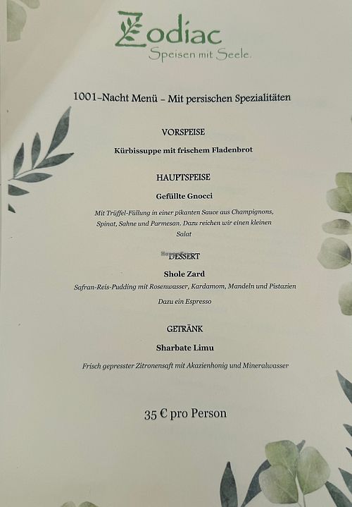   at Zodiac - Die Andere Kuche in Essen