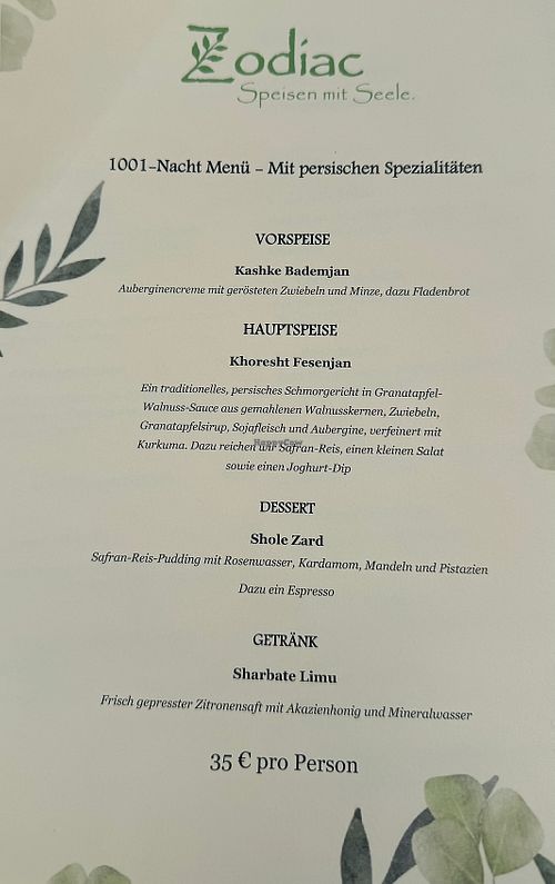   at Zodiac - Die Andere Kuche in Essen