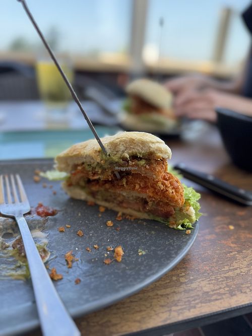 Vegan Burger  at Beach House in Cuxhaven