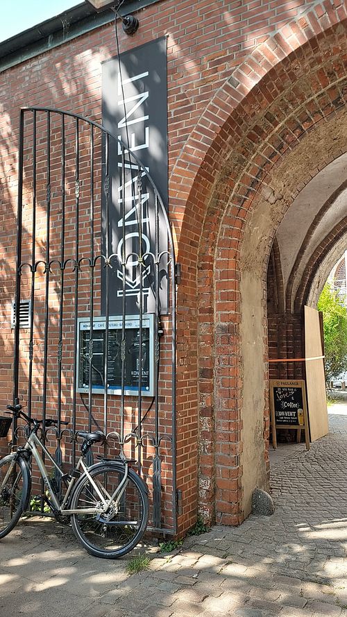Entrance at Konvent Café in Luebeck