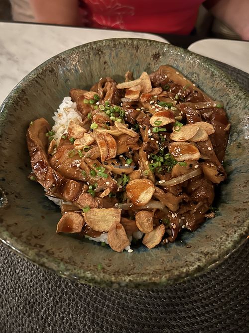 Gyu don  at Sakura in Virginia