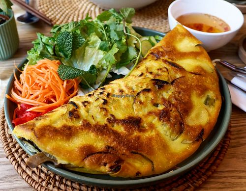 Bánh Xèo végane at Conscience - Vietnam in Paris in Paris