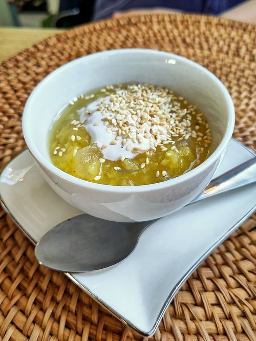 Soy + coconut milk dessert at Conscience - Vietnam in Paris in Paris