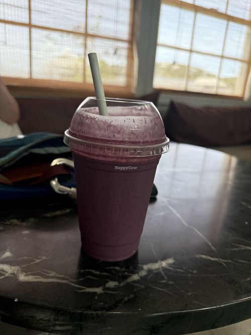 Vegan Berry Smoothie + Vegan Protein Powderr  at Northside Grind in St Thomas
