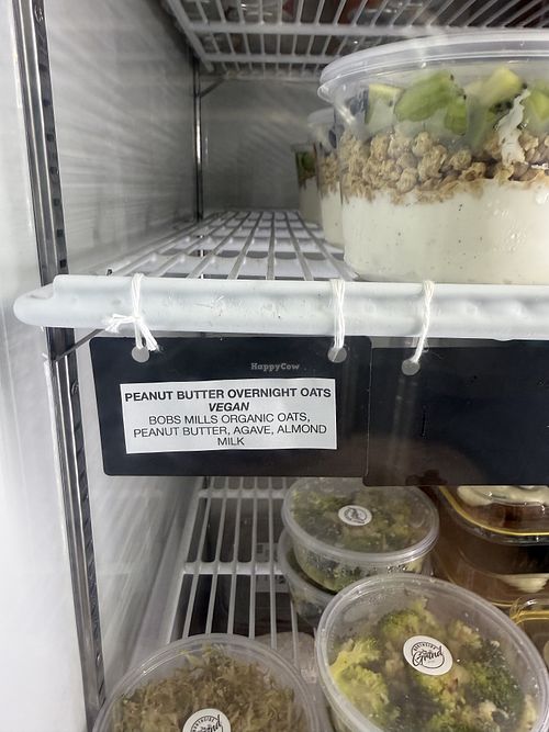 Vegan PB Overnight Oats  at Northside Grind in St Thomas